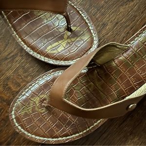 SAM EDELMAN LEATHER SANDALS